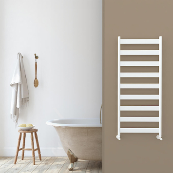 Radiva - Rectangle Alüminyum Havlupan 432x1200 Beyaz