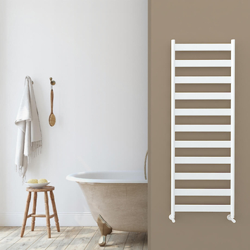 Radiva - Rectangle Alüminyum Havlupan 432x1400 Beyaz