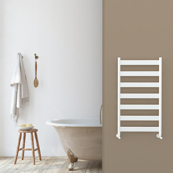 Radiva - Rectangle Alüminyum Havlupan 432x900 Beyaz