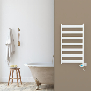 - RECTANGLE Elektrikli Alüminyum Havlupan 432x900 Beyaz (Musa Termostat) 300W  - RECTANGLE Elektrikli Alüminyum Havlupan 432x900 Beyaz (Musa Termostat) 300W