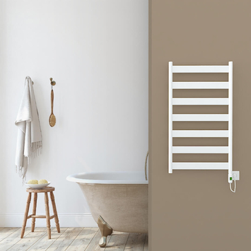 - RECTANGLE Elektrikli Alüminyum Havlupan 432x900 Beyaz (On/Off Düğmeli) 300W  - RECTANGLE Elektrikli Alüminyum Havlupan 432x900 Beyaz (On/Off Düğmeli) 300W