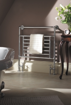 Carmen Retro Towel Warmer 693x955 Chrome (Brass)