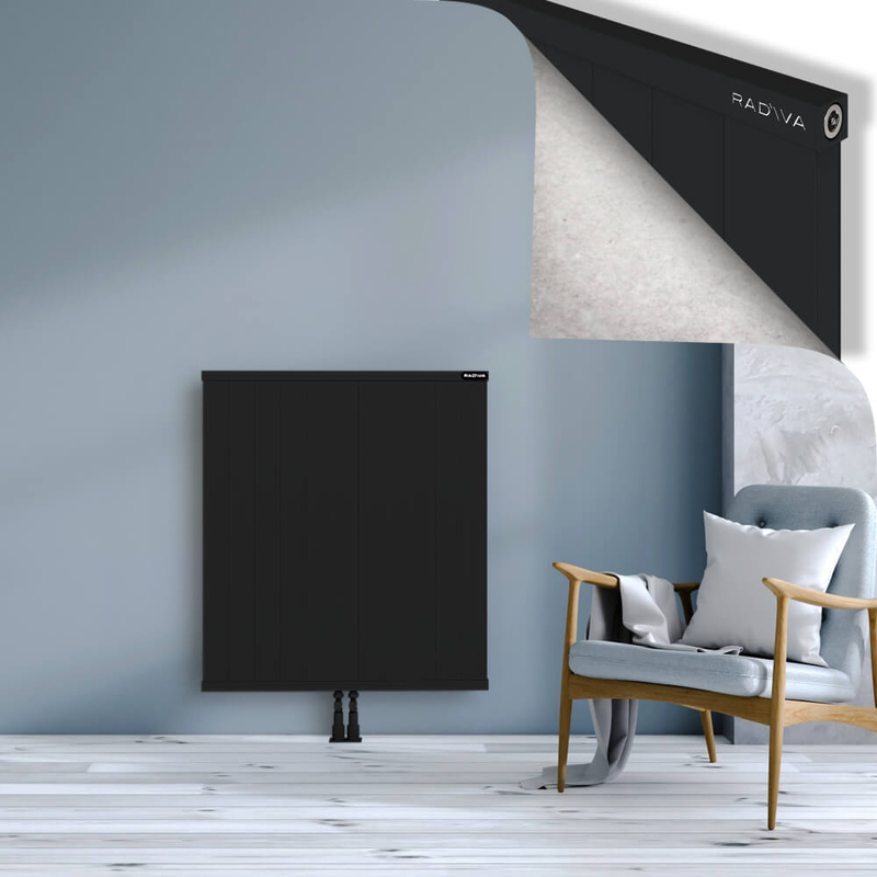 RIO Dekoratif Alüminyum Radyatör 1000x1104 Siyah