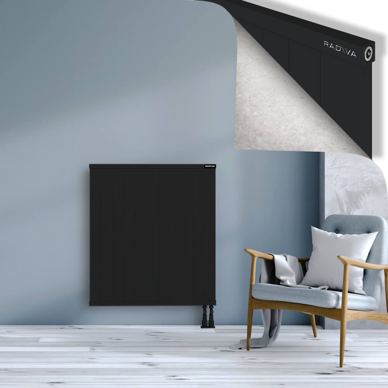 RIO Dekoratif Alüminyum Radyatör 1000x1104 Siyah
