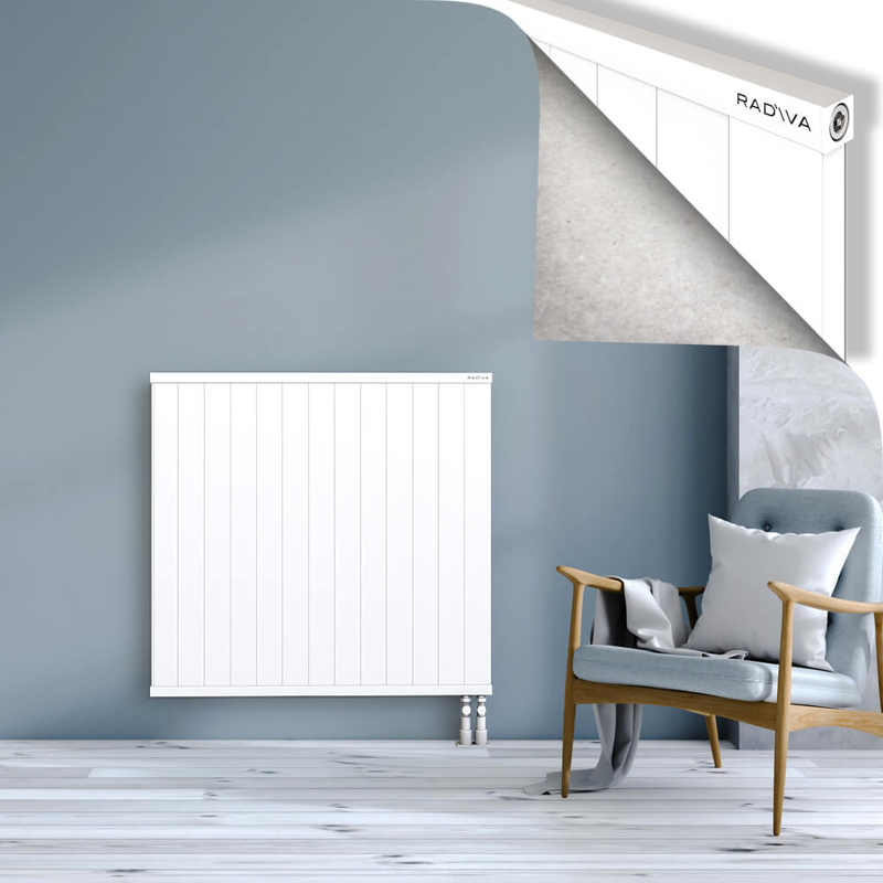 RIO Dekoratif Alüminyum Radyatör 1000x1304 Beyaz