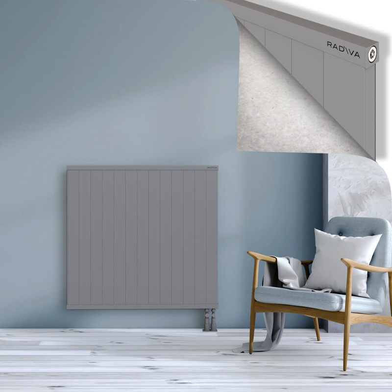 RIO Dekoratif Alüminyum Radyatör 1000x1304 Gri