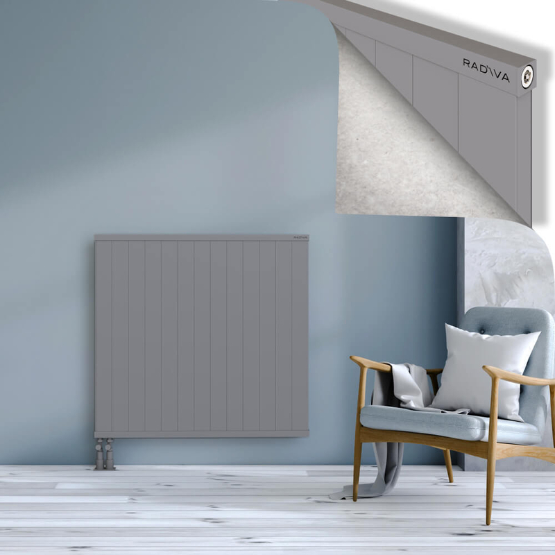 RIO Dekoratif Alüminyum Radyatör 1000x1304 Gri