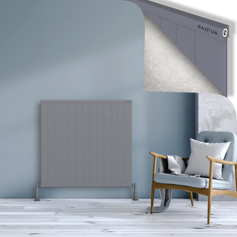 RIO Dekoratif Alüminyum Radyatör 1000x1304 Gri