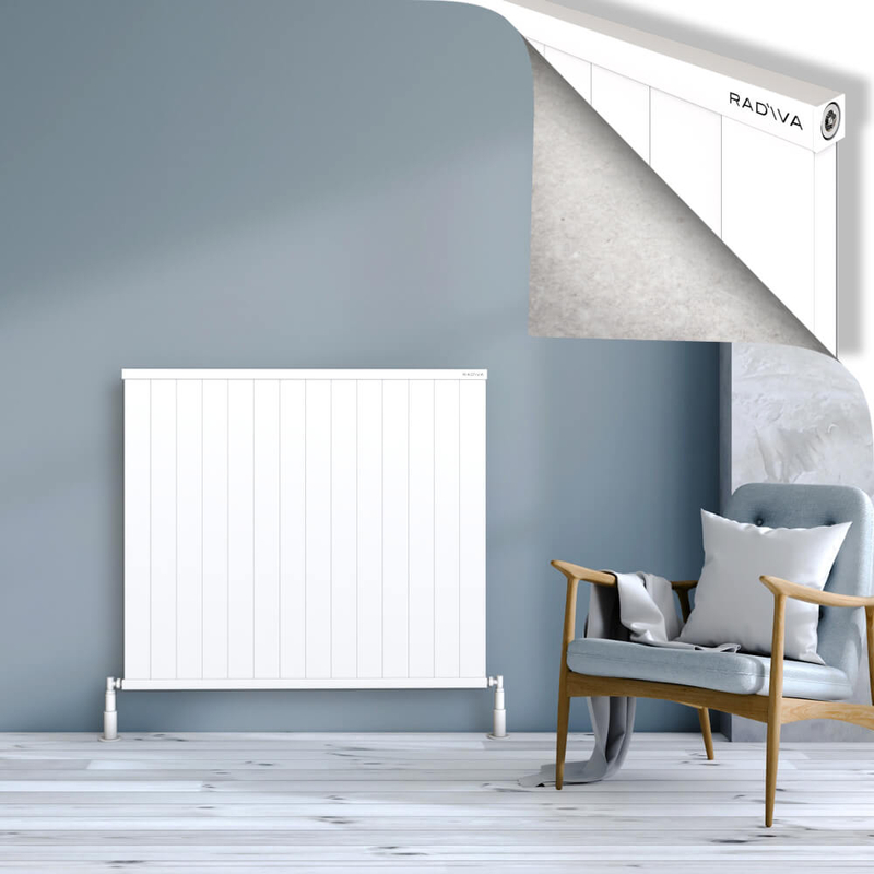RIO Dekoratif Alüminyum Radyatör 1000x1404 Beyaz