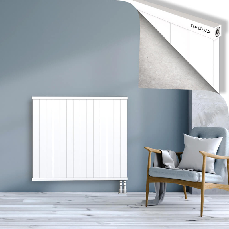 RIO Dekoratif Alüminyum Radyatör 1000x1404 Beyaz