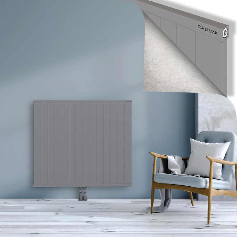 RIO Dekoratif Alüminyum Radyatör 1000x1404 Gri