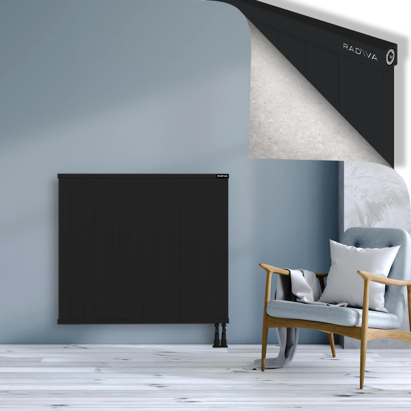 RIO Dekoratif Alüminyum Radyatör 1000x1404 Siyah