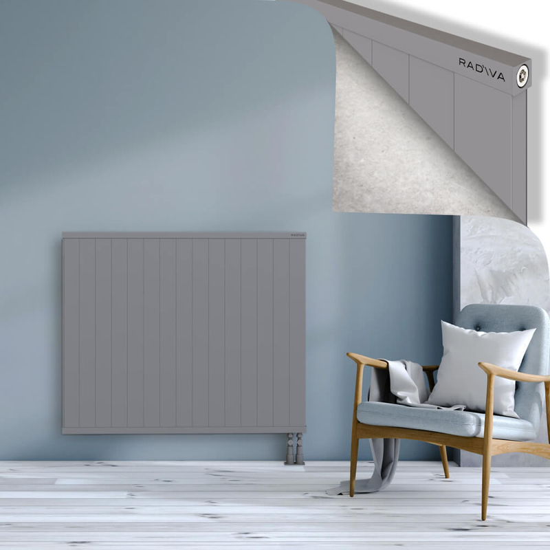 RIO Dekoratif Alüminyum Radyatör 1000x1504 Gri