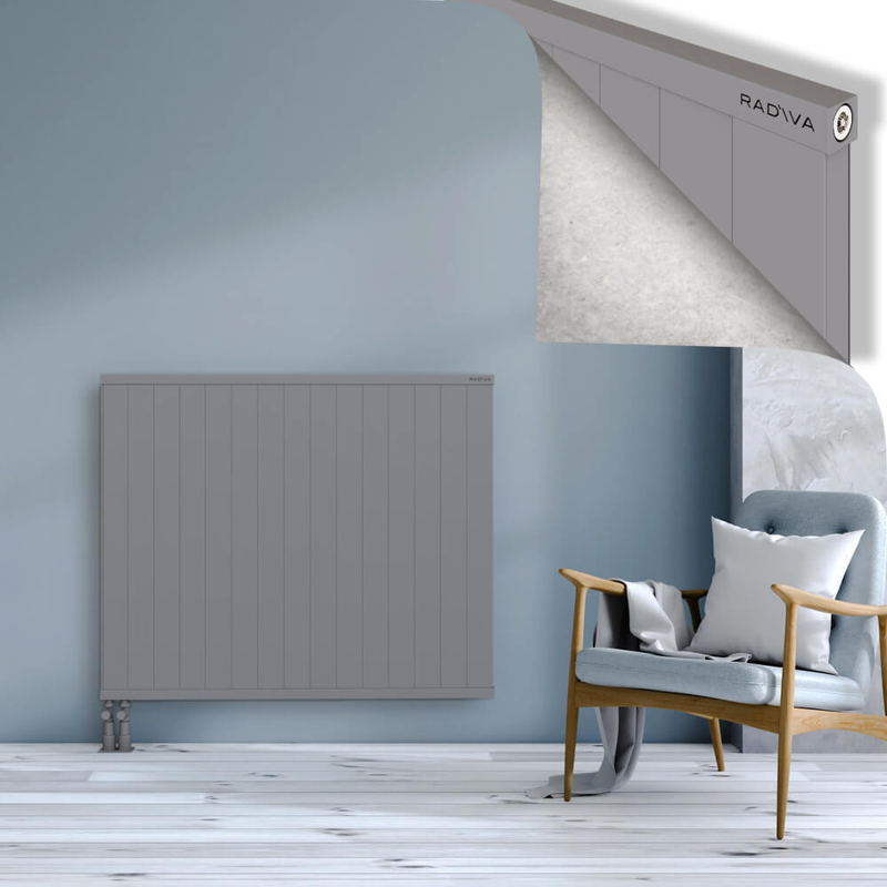 RIO Dekoratif Alüminyum Radyatör 1000x1504 Gri
