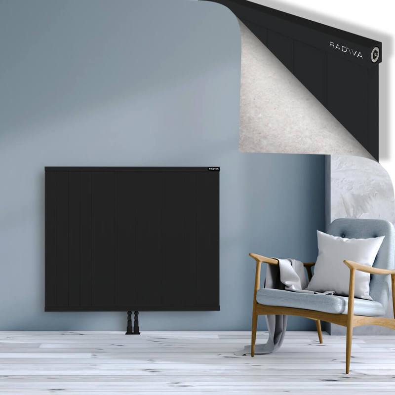 RIO Dekoratif Alüminyum Radyatör 1000x1504 Siyah