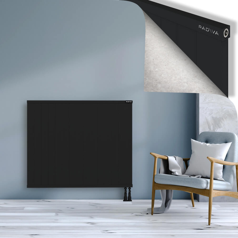 RIO Dekoratif Alüminyum Radyatör 1000x1504 Siyah