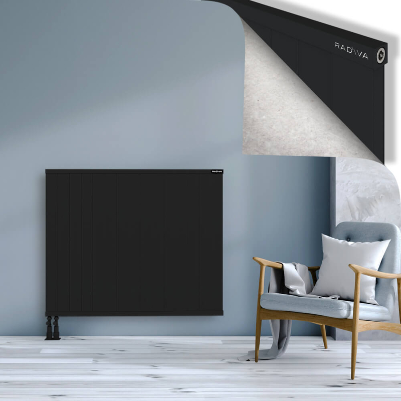 RIO Dekoratif Alüminyum Radyatör 1000x1504 Siyah