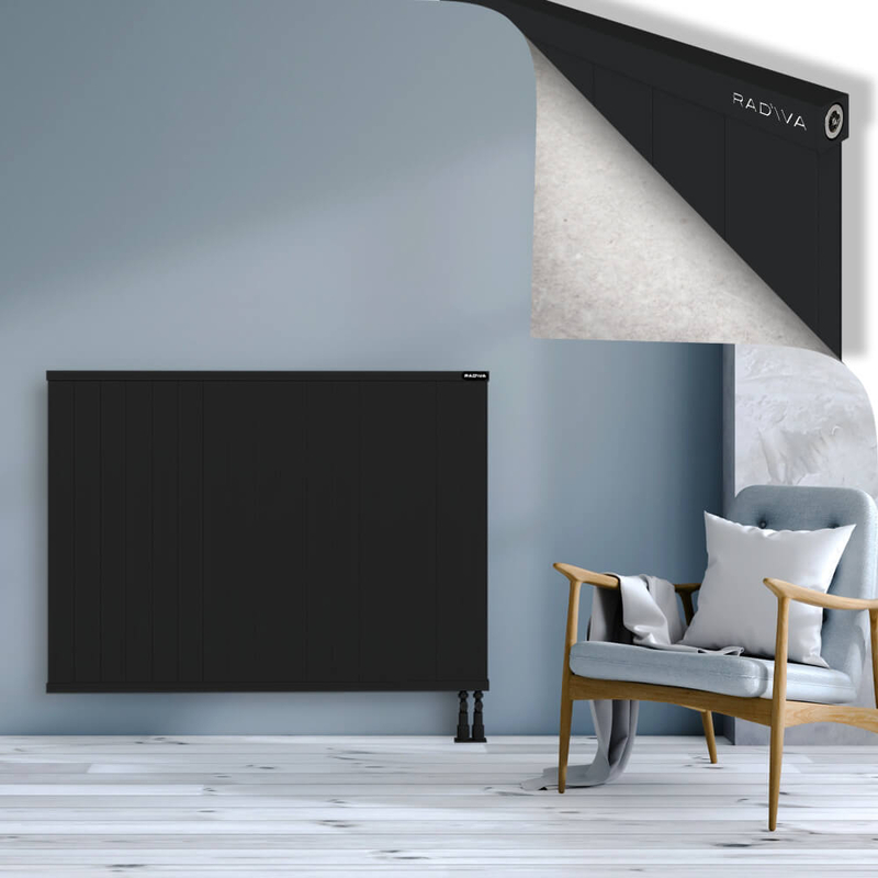 RIO Dekoratif Alüminyum Radyatör 1000x1704 Siyah