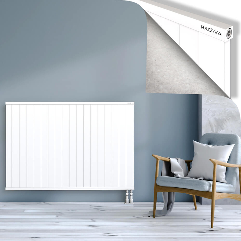 RIO Dekoratif Alüminyum Radyatör 1000x1804 Beyaz