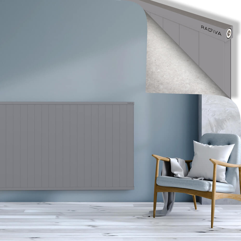 RIO Dekoratif Alüminyum Radyatör 1000x2204 Gri
