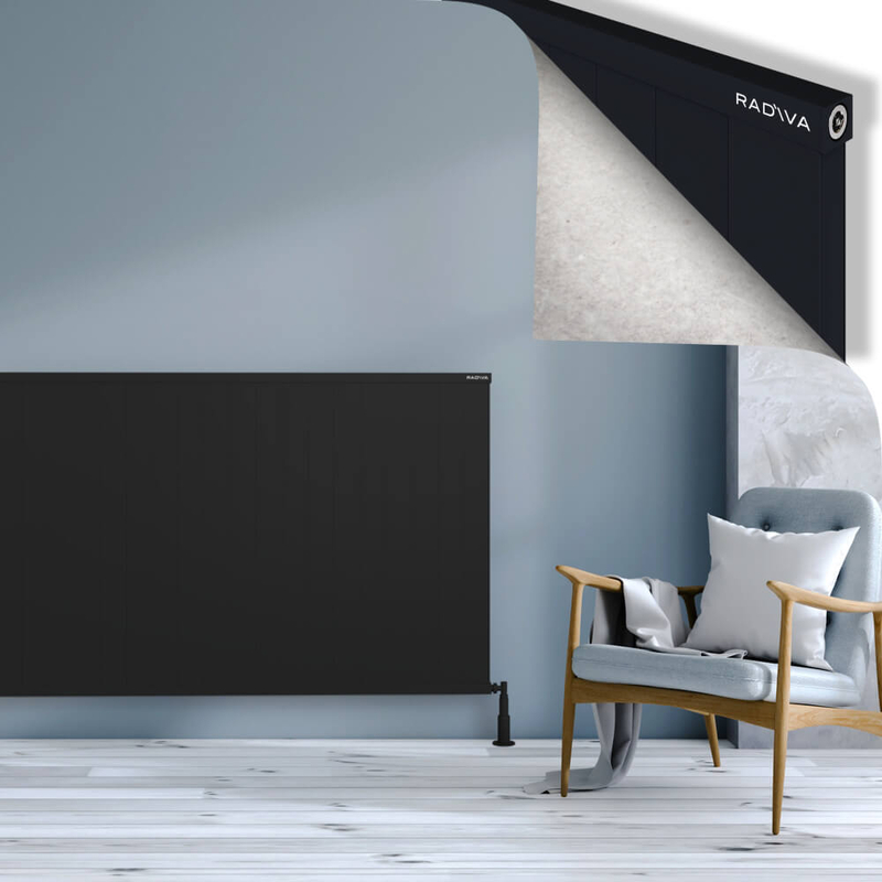 RIO Dekoratif Alüminyum Radyatör 1000x2204 Siyah