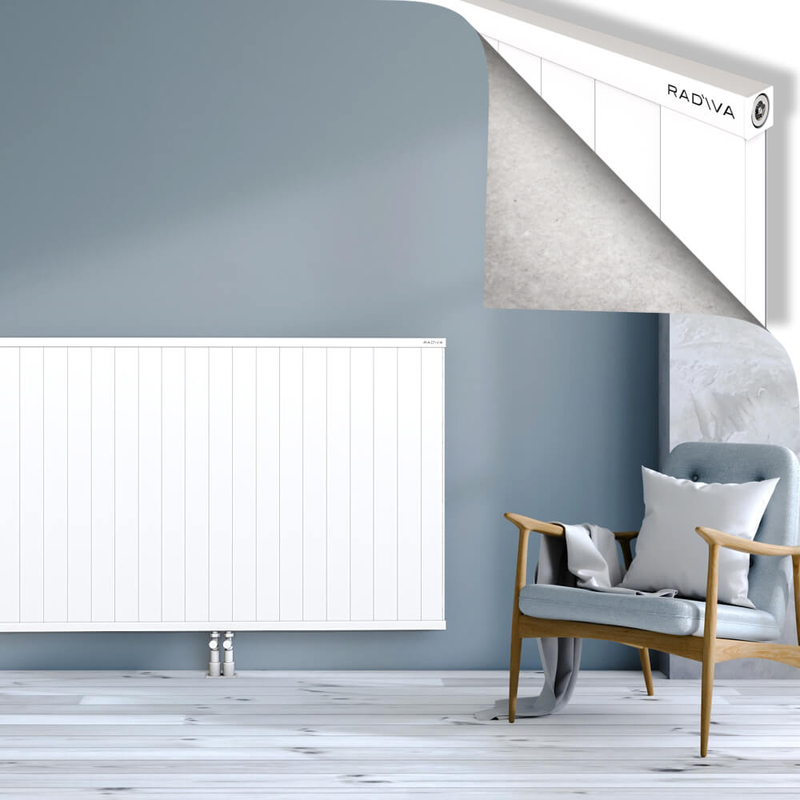 RIO Dekoratif Alüminyum Radyatör 1000x2904 Beyaz