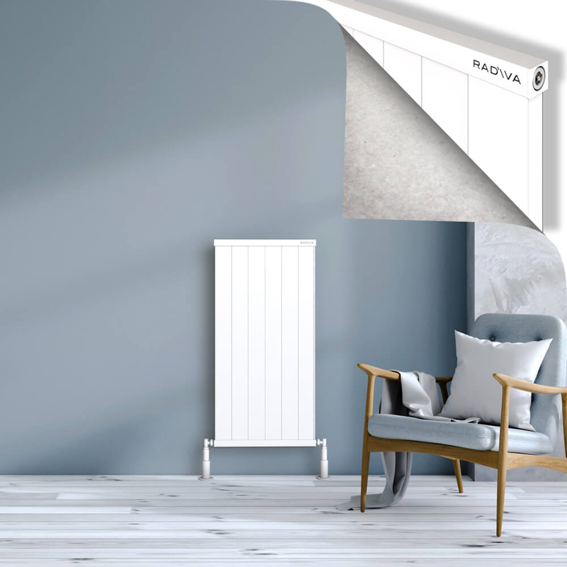 RIO Dekoratif Alüminyum Radyatör 1000x604 Beyaz