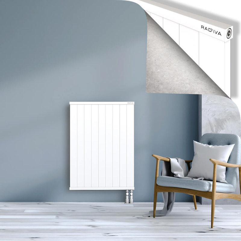 RIO Dekoratif Alüminyum Radyatör 1000x904 Beyaz