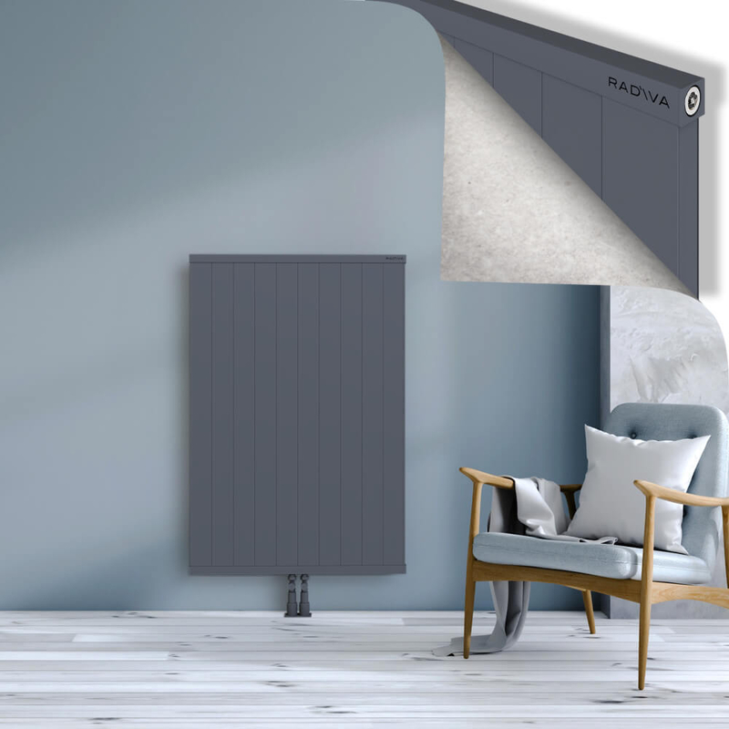 RIO Dekoratif Alüminyum Radyatör 1200x1004 Antrasit