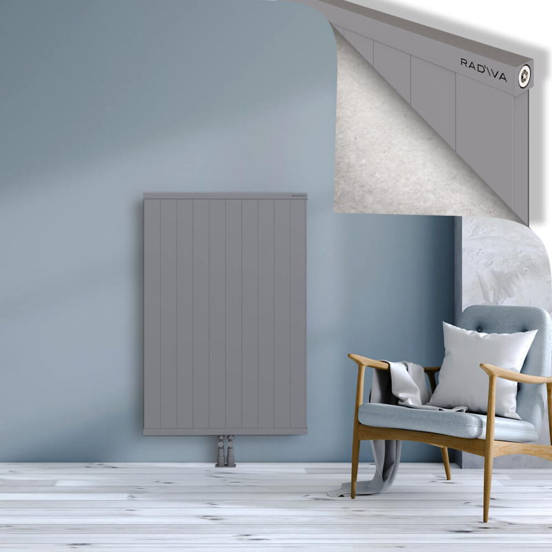 RIO Dekoratif Alüminyum Radyatör 1200x1004 Gri