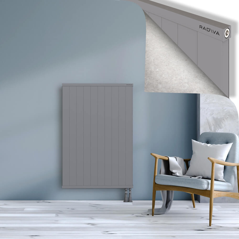 RIO Dekoratif Alüminyum Radyatör 1200x1004 Gri