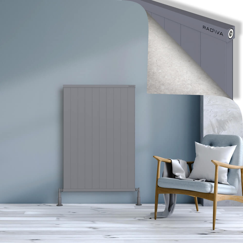 RIO Dekoratif Alüminyum Radyatör 1200x1004 Gri