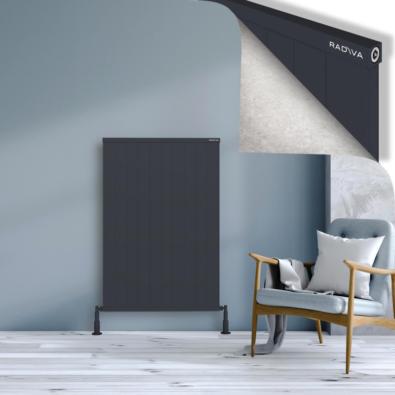 RIO Dekoratif Alüminyum Radyatör 1200x1004 Koyu Antrasit