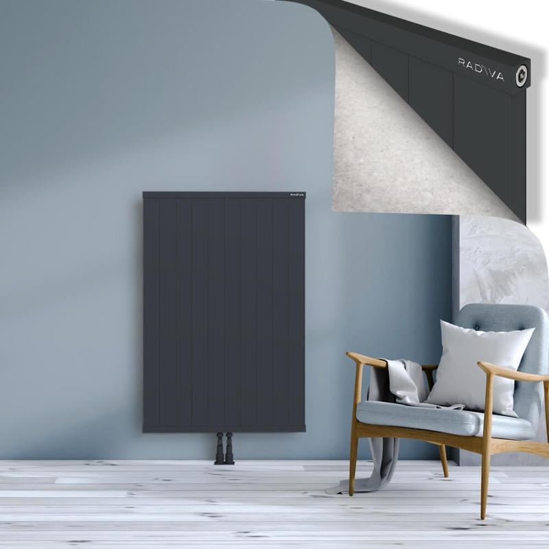 RIO Dekoratif Alüminyum Radyatör 1200x1004 Koyu Antrasit