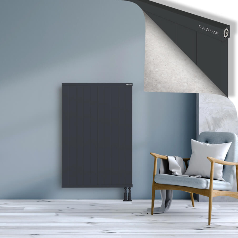 RIO Dekoratif Alüminyum Radyatör 1200x1004 Koyu Antrasit