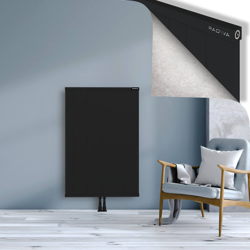 RIO Dekoratif Alüminyum Radyatör 1200x1004 Siyah