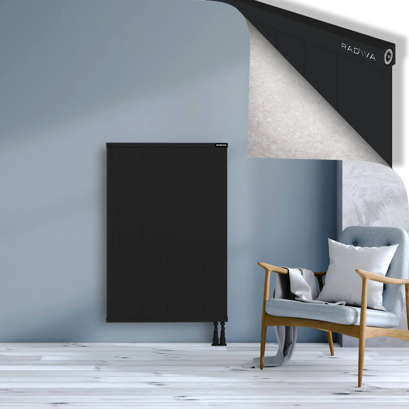 RIO Dekoratif Alüminyum Radyatör 1200x1004 Siyah