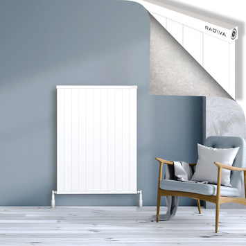 Radiva - Rio Dekoratif Alüminyum Radyatör 1200x1104 Beyaz