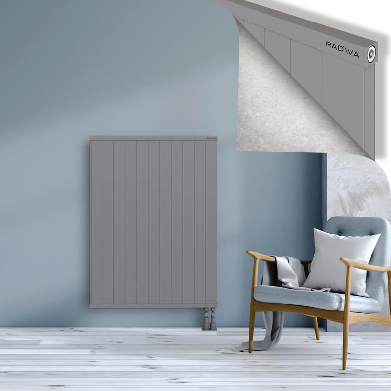 RIO Dekoratif Alüminyum Radyatör 1200x1104 Gri