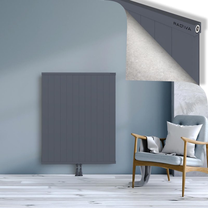 RIO Dekoratif Alüminyum Radyatör 1200x1204 Antrasit