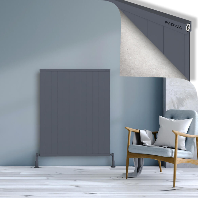 RIO Dekoratif Alüminyum Radyatör 1200x1204 Antrasit