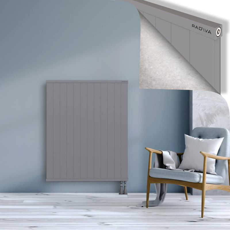 RIO Dekoratif Alüminyum Radyatör 1200x1204 Gri