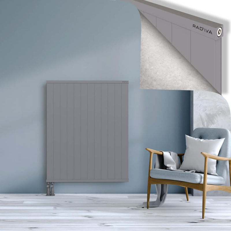 RIO Dekoratif Alüminyum Radyatör 1200x1204 Gri