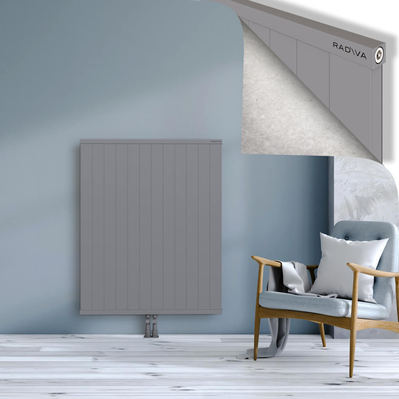 RIO Dekoratif Alüminyum Radyatör 1200x1204 Gri