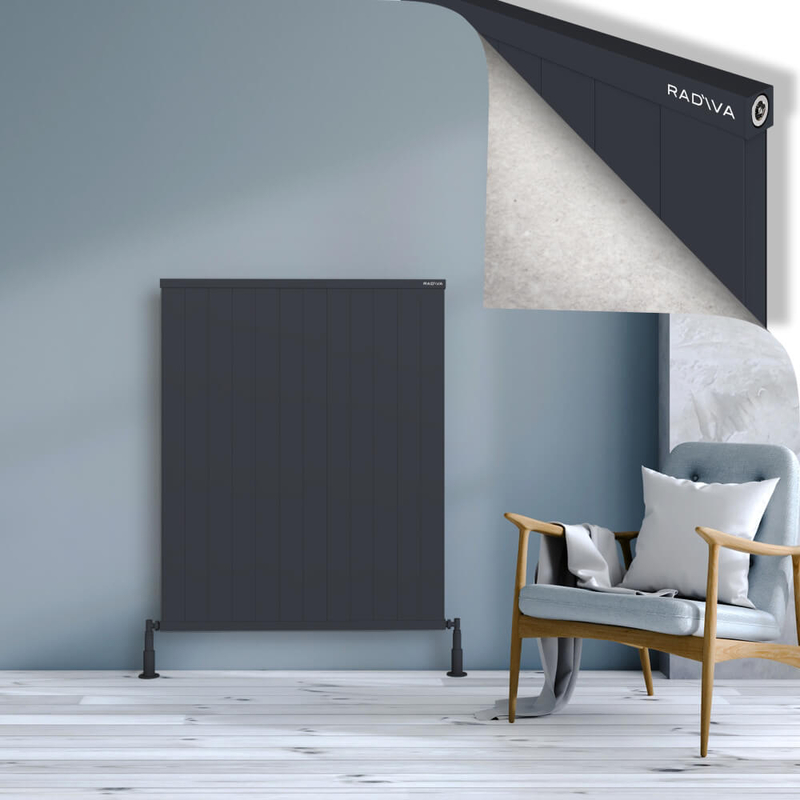 RIO Dekoratif Alüminyum Radyatör 1200x1204 Koyu Antrasit