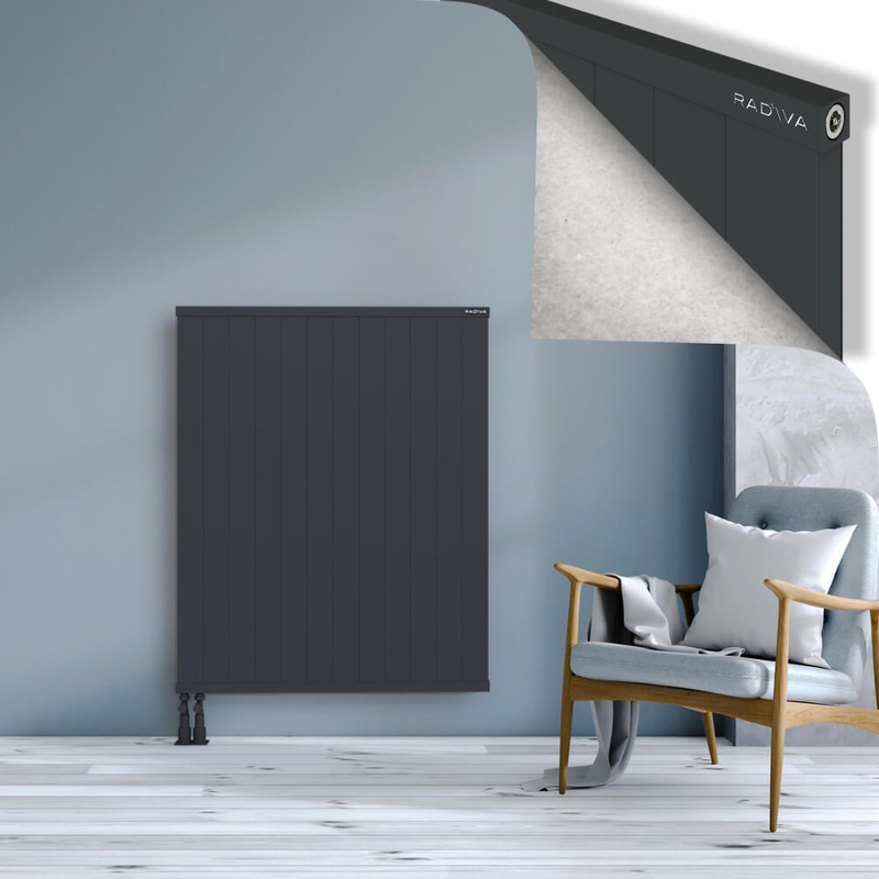 RIO Dekoratif Alüminyum Radyatör 1200x1204 Koyu Antrasit