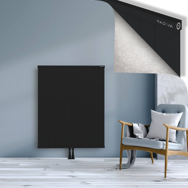 RIO Dekoratif Alüminyum Radyatör 1200x1204 Siyah