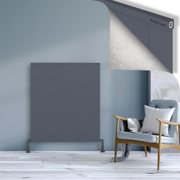 Radiva - Rio Dekoratif Alüminyum Radyatör 1200x1304 Antrasit