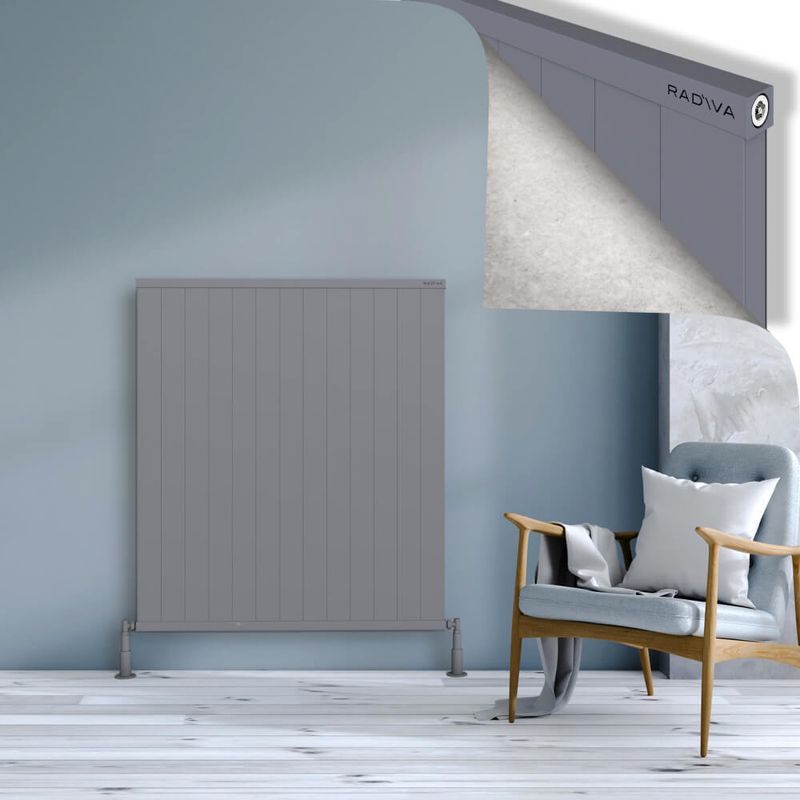 RIO Dekoratif Alüminyum Radyatör 1200x1304 Gri