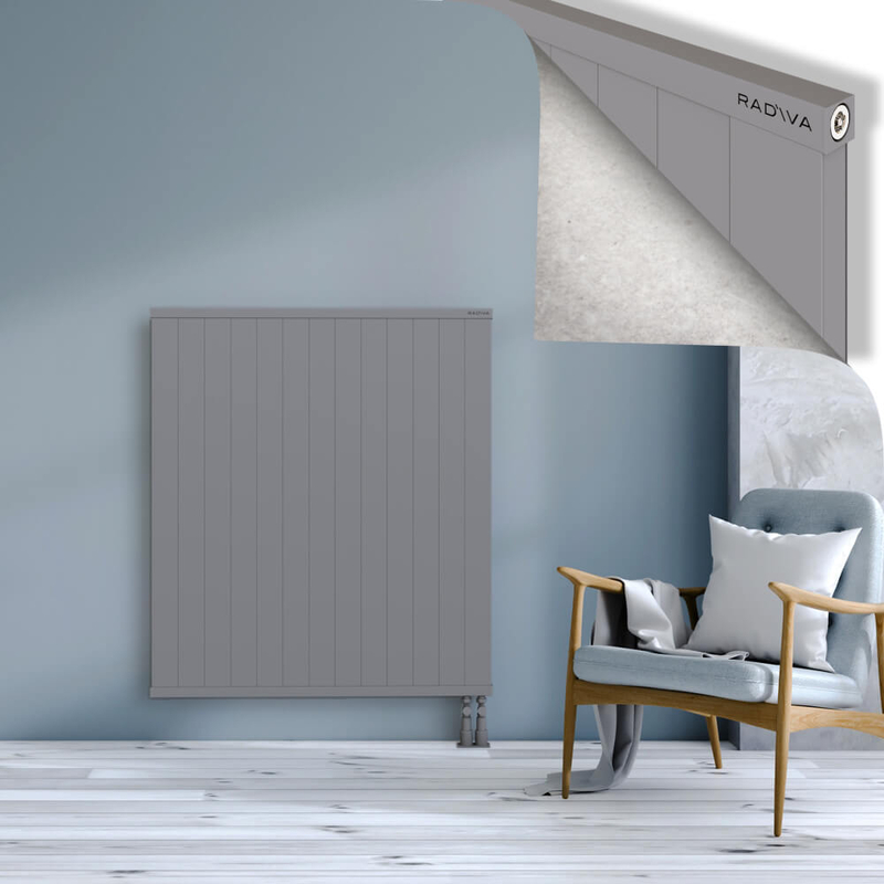 RIO Dekoratif Alüminyum Radyatör 1200x1304 Gri